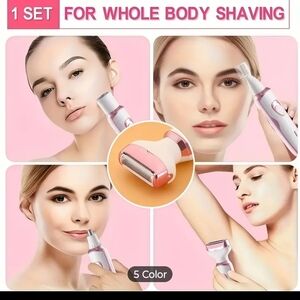4 in 1 Women'S Rechargeable Electric Shaver Set